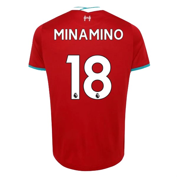 Maglia Liverpool NO.18 Minamino 1ª 2020-2021 Rosso